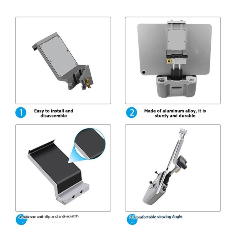 Drone Tablet Mount - B27B アルミ合金製ドローンリモコンマウントブラケット DJI Mini2 Air2 Air2s