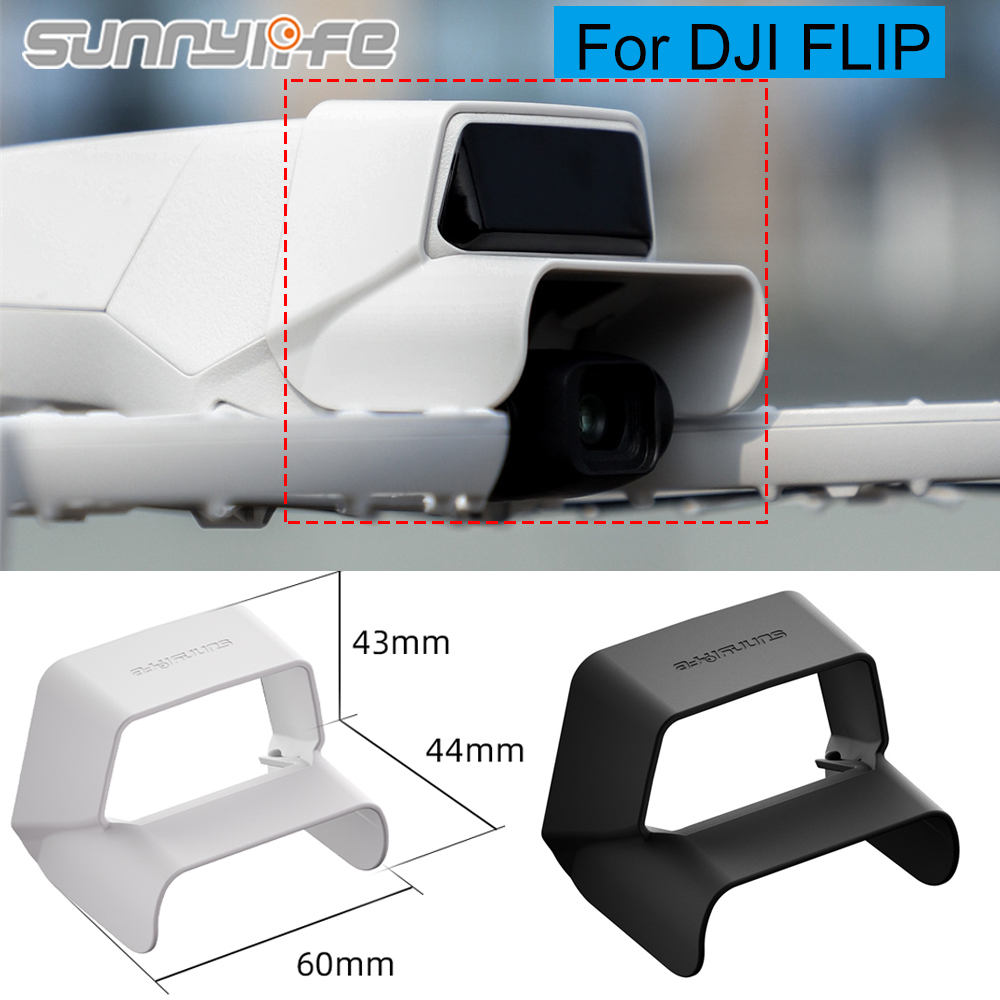 Drone Sun Shade - Sunnylife レンズカバー DJI フリップドローンジンバルレンズフードアンチスクラッチカメラガードサンシェードレンズプロテクターキャップ DJI フリップケース用