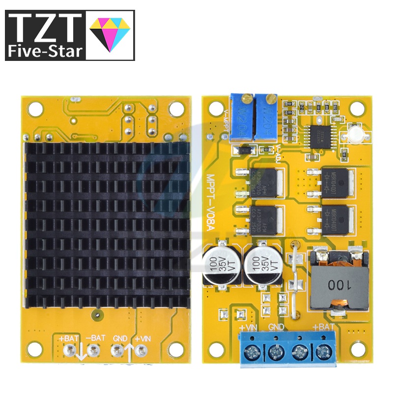 Drone Solar Charger - TZT 5A MPPT ソーラーパネルレギュレータコントローラソーラー充電制御パネルバッテリー充電 9V 12V