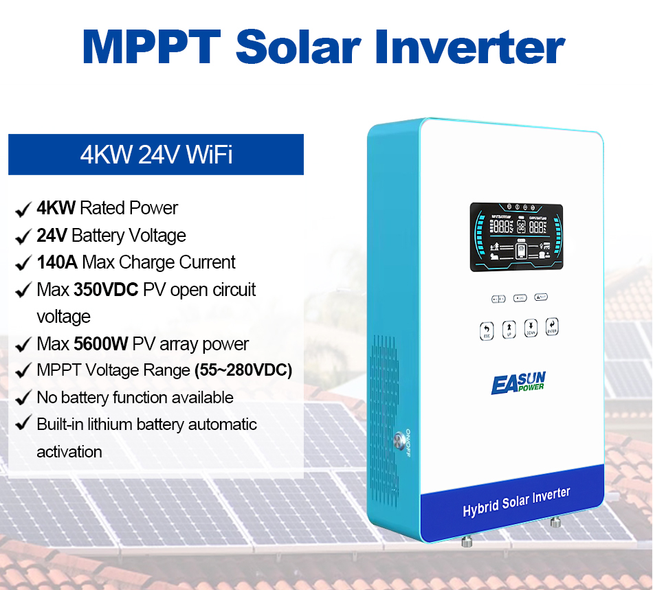 EASUN POWER 4KW インバーター 110V オフ - Drone Solar Charger のレビューと価格