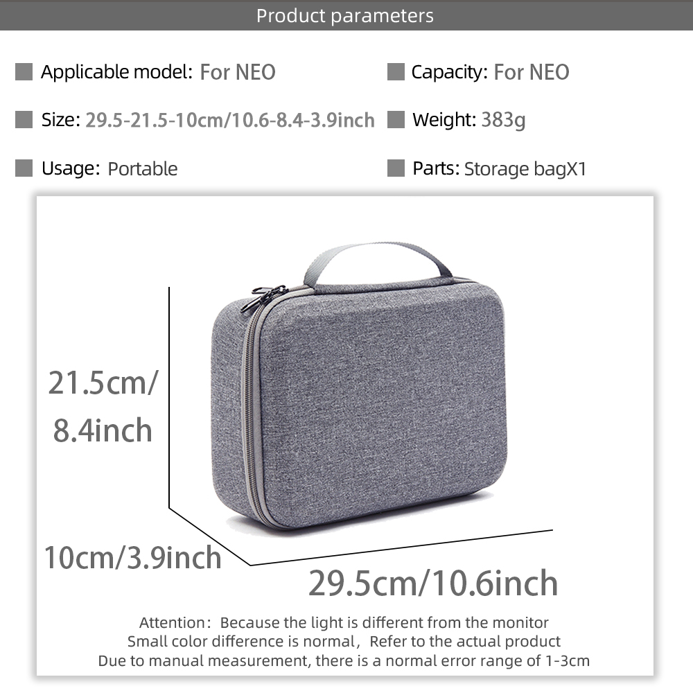 DJI Neo Mini用耐衝撃収納バッグ ポータブルハンド - Drone Joystick Cover のレビューと価格