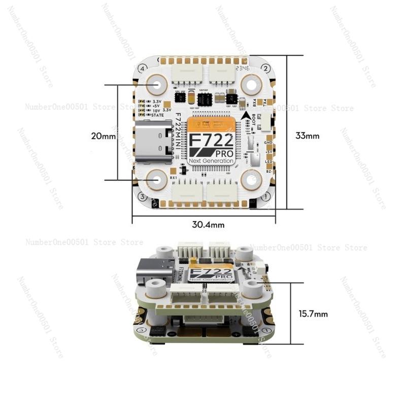 GOKU F722 PRO V2 MPU6000 フライトス - Betaflight Fc F7 のレビューと価格