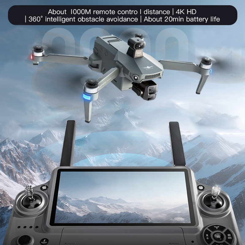 KF100 MAX GPSドローン 4Kカメラ 3軸ジンバル - Drone Controller Screen のレビューと価格