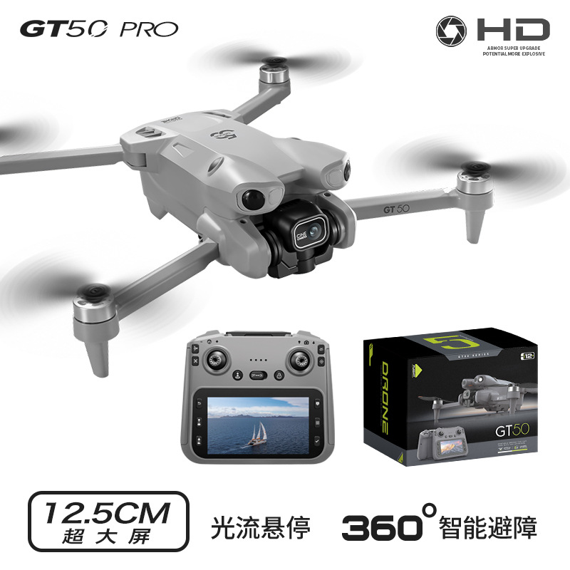 GT50 Proドローン HD空撮 ブラシレスモーター デュ - Drone Controller Screen のレビューと価格