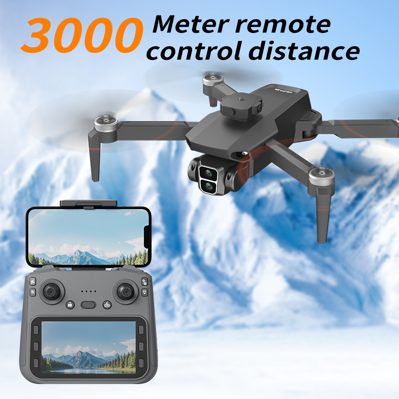 L106-1PRO GPS プロフェッショナルドローン 4K - Drone Controller Screen のレビューと価格
