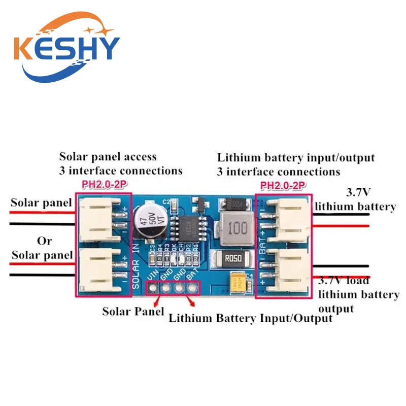ミニソーラーリポリチウム電池充電充電器ボード CN3791  - Drone Solar Charger のレビューと価格
